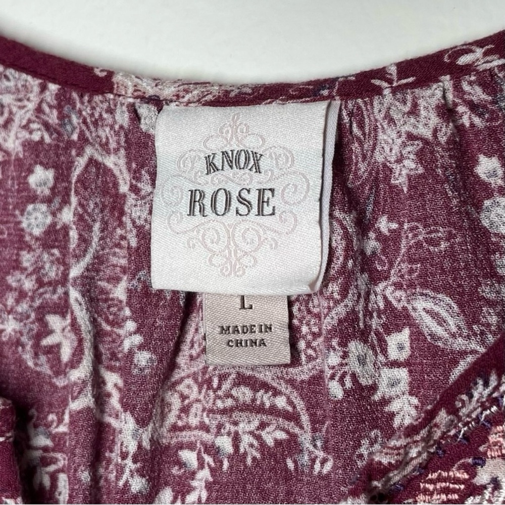 Knox Rose embroidered bell sleeve top - Picture 7 of 7